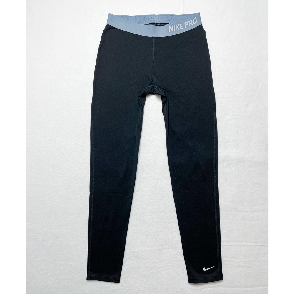 Nike Pro Black Athletic Youth Full Length Leggings/Pros